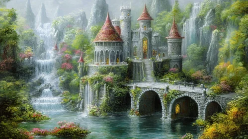 Fairytale Castle by the River