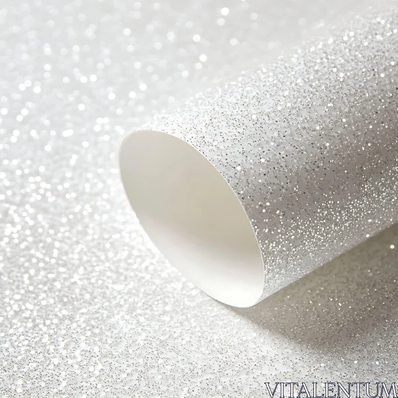 Shimmering Silver Glitter Texture
