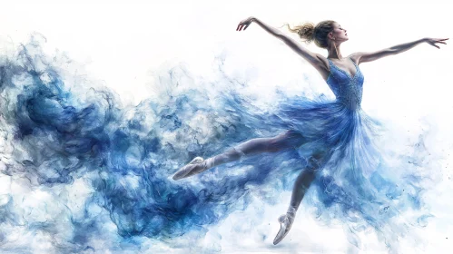 Graceful Dance of a Ballerina