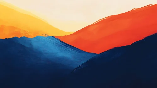 Brush Stroke Landscape
