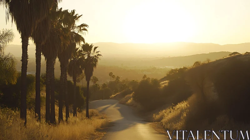 Sunset Palm Road