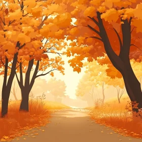 Fall Foliage Serenity