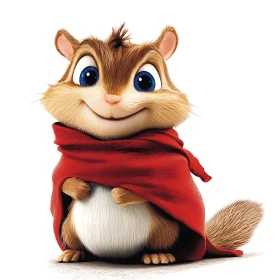 Animated Squirrel Hero Portrait