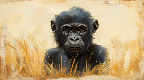 Young Gorilla in Nature