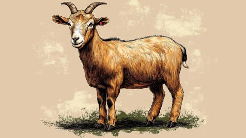 Goat Drawing