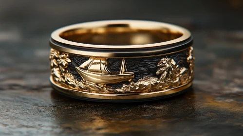 Nautical Themed Ring