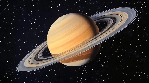 Ringed Beauty: Saturn in the Cosmos