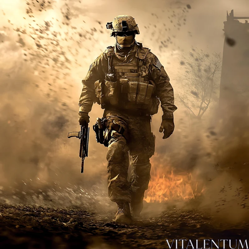 Warrior Amidst Chaos