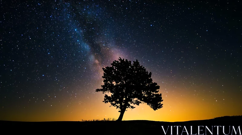 Lone Tree and the Milky Way