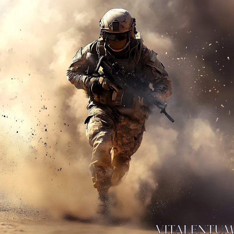Warrior in the Dust: A Combat Scene