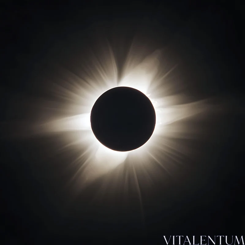 Stunning Solar Eclipse with Radiant Corona