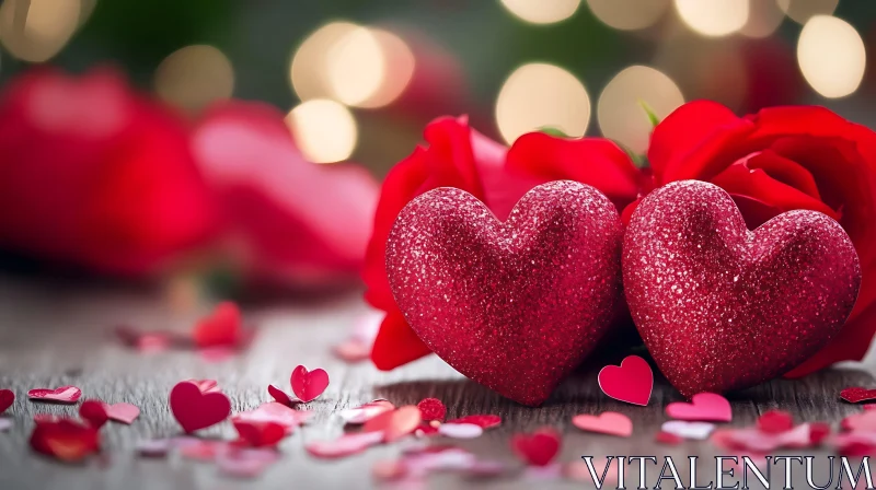 Hearts and Roses: A Valentine's Still Life