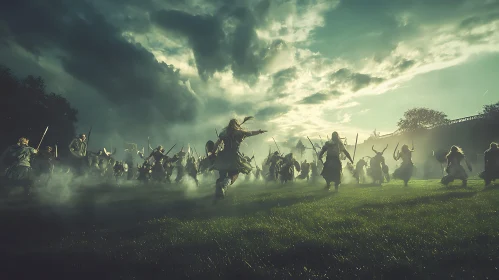 Warriors in Misty Battlefield