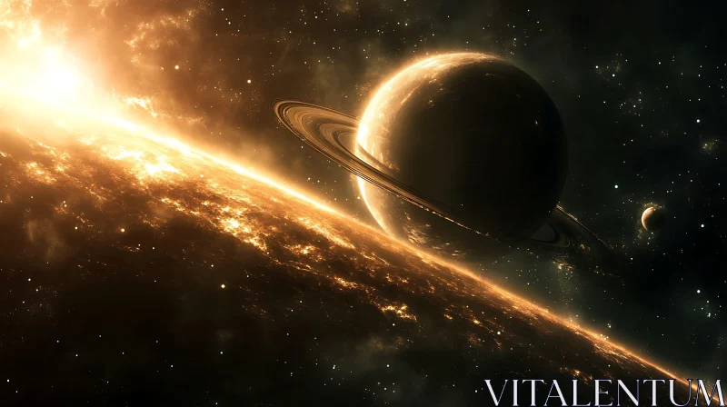 Celestial Rings and Golden Light