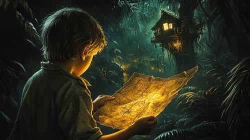 Forest Treasure Map Adventure