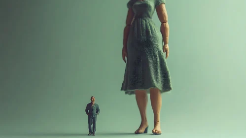 Scale of Relationships: Man and Doll