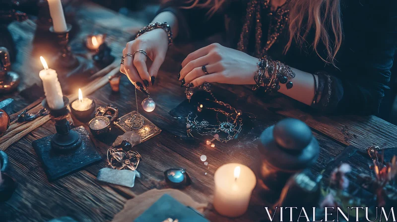 Enchanting Scene of Mystical Practice
