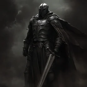 Armored Knight in Shadow