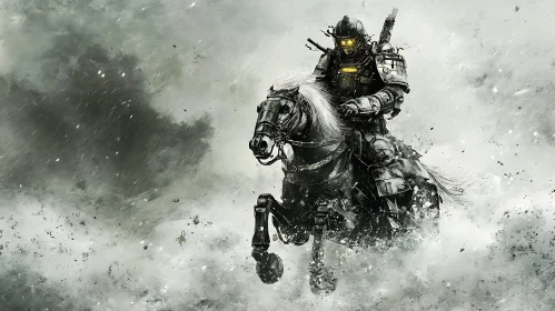Monochromatic Horse Rider