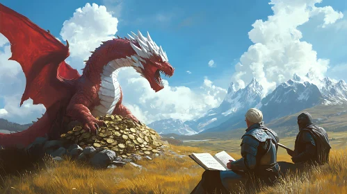 Crimson Dragon and Reading Knights