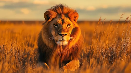 Majestic Lion Portrait