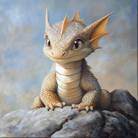 Whimsical Dragon Portrait