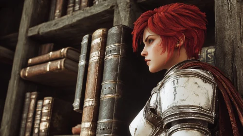 Red-Haired Warrior by Ancient Bookshelves