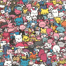 Cute Cartoon Animals and Characters