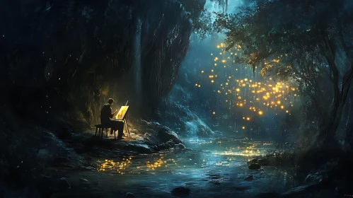 Artist's Night in Enchanted Woods