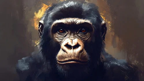 Chimpanzee Art Image