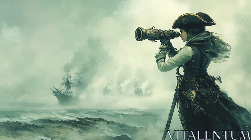 AI ART Seafarer's Vision: A Pirate's Perspective