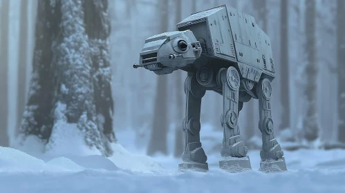 Imperial Walker on Hoth