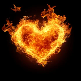 Heart in Flames Artwork