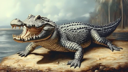 Riverbank Crocodile