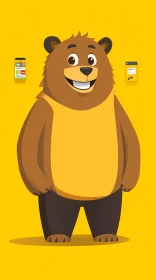 Animated Bear with Gadgets