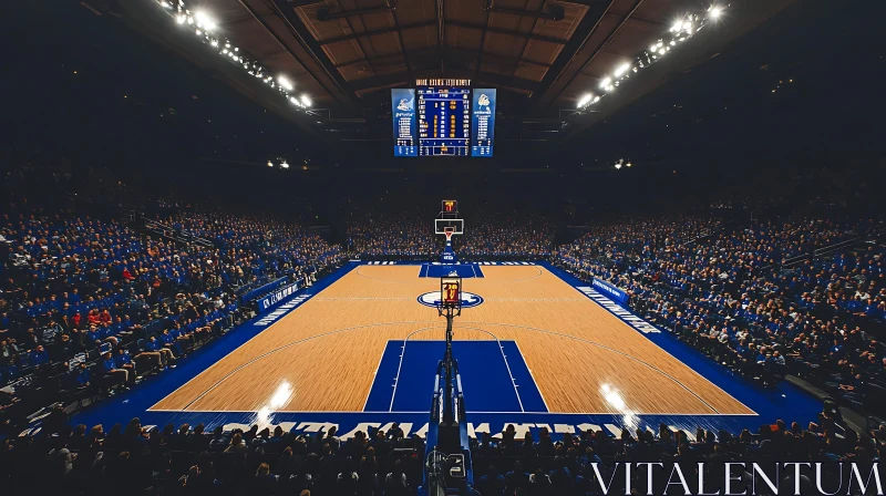 Full Basketball Court AI Image