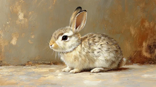Adorable Bunny Art on Canvas