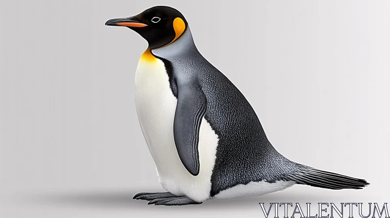 Regal Penguin Image AI Image