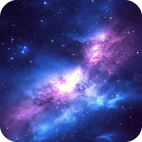 Majestic Nebula in Deep Space