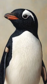 Penguin Portrait Art