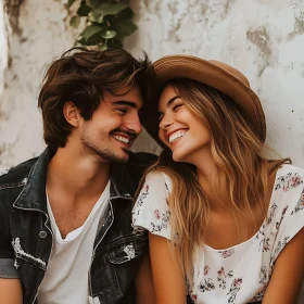 Smiling Couple in Love