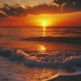 Seascape at Sunset