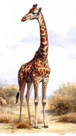 Graceful Giraffe Artwork