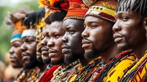 Men in African Traditional Clothing