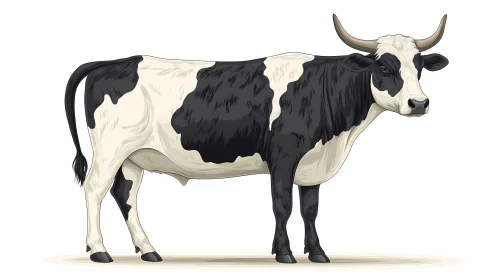 Farm Life Cow Art