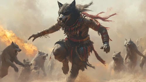 Tribal Werewolf Warrior