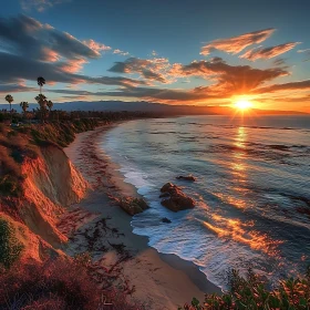 Coastal Sunset Serenity