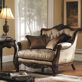 Opulent Vintage Armchair in a Classic Setting