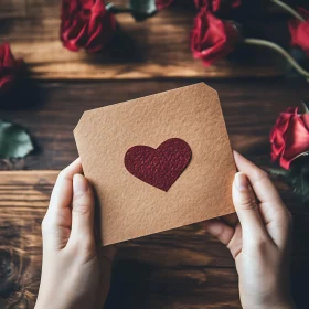 Romantic Roses and Love Letter
