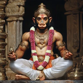 Hanuman in Contemplation